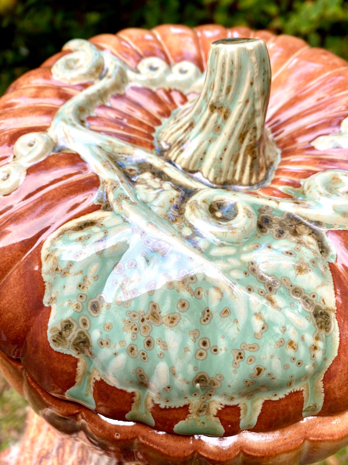 Grote pompoenpot (slecht passend deksel)