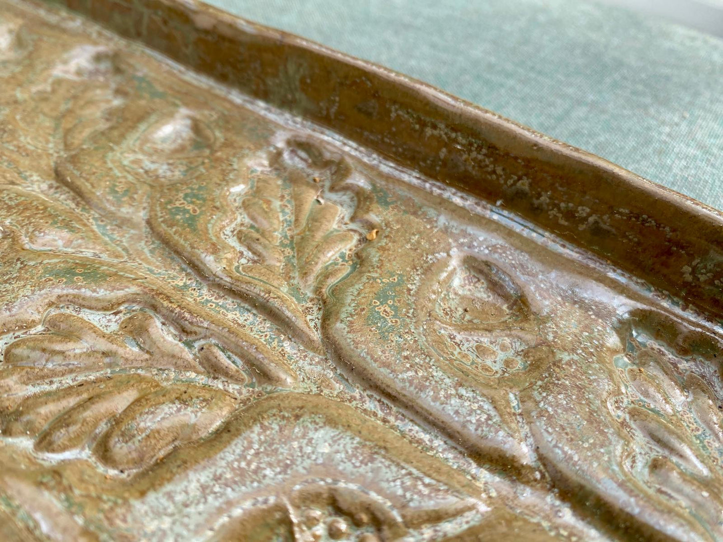 Langwerpige schaal eik