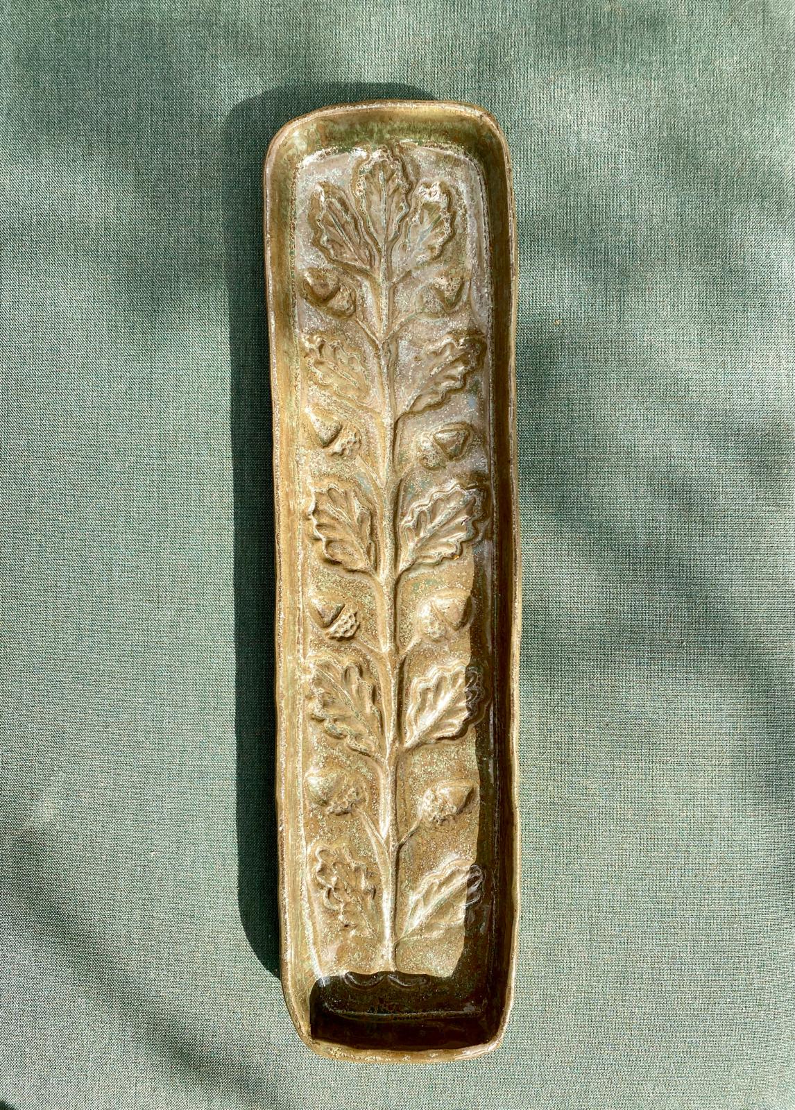 Langwerpige schaal eik