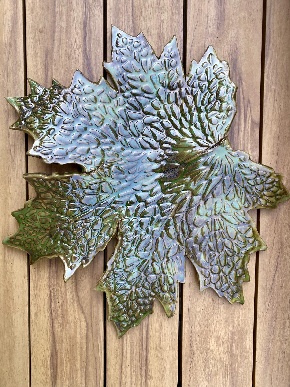 Schaal Druivenblad - verkocht