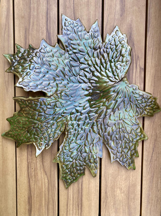 Schaal Druivenblad - verkocht