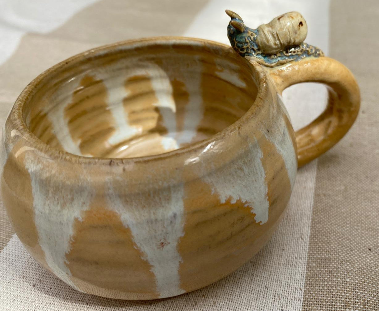 Kleine slakkenmok geel