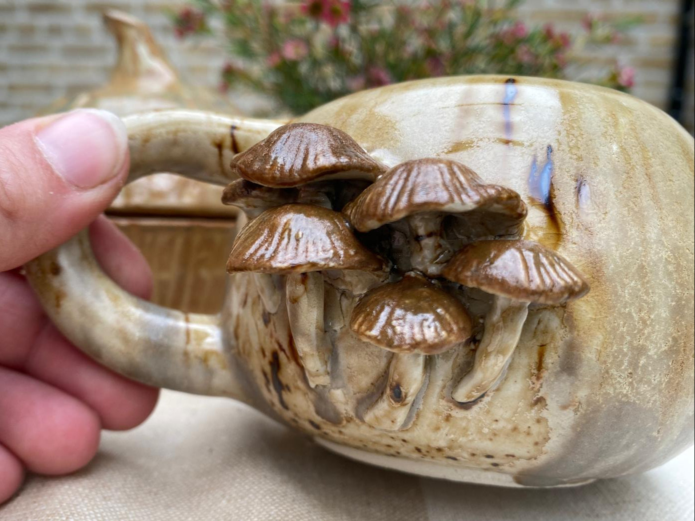 Kleine paddenstoelen mok